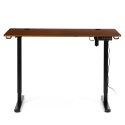 Biurko elektryczne regulowane 120x60 cm regulacja wysokości 72-117 cm ModernHome ModernHome