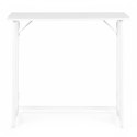 Biurko komputerowe składane 80x45 cm stolik pod laptopa białe ModernHome ModernHome