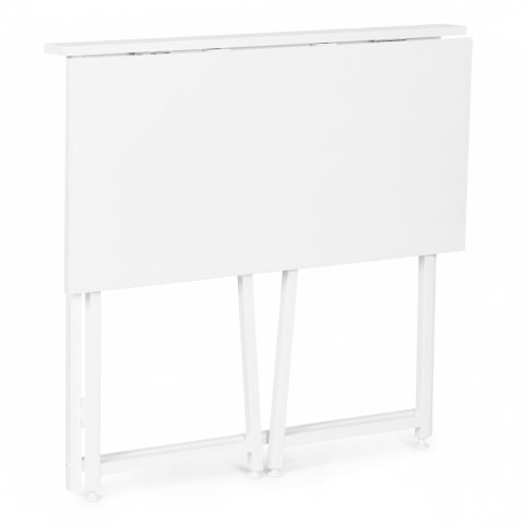 Biurko komputerowe składane 80x45 cm stolik pod laptopa białe ModernHome ModernHome