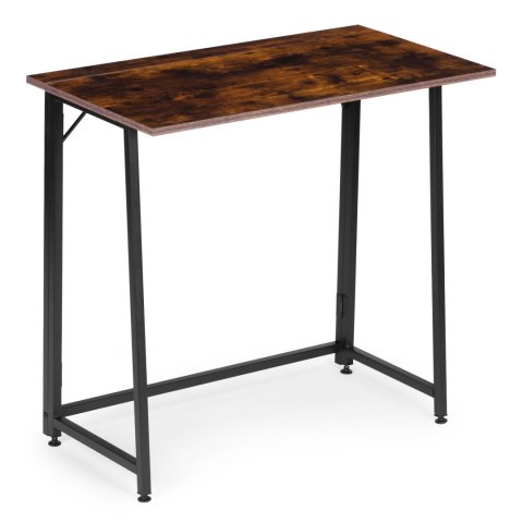 Biurko komputerowe składane 80x45 cm stolik pod laptopa loft ModernHome ModernHome