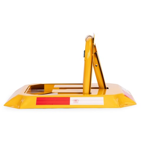 Blokada parkingowa składana zapora 30 cm na klucz z odblaskowymi pasami MULTISTORE