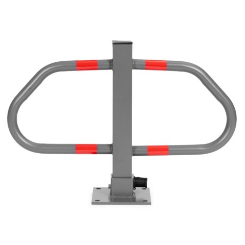 Blokada parkingowa składana zapora 50 cm na klucz z odblaskowymi pasami MULTISTORE