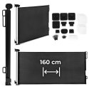 Bramka barierka roleta 160 cm ochronna zabezpieczająca na schody i drzwi czarna ECOTOYS ECOTOYS