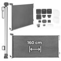 Bramka barierka roleta 160 cm ochronna zabezpieczająca na schody i drzwi szara ECOTOYS ECOTOYS