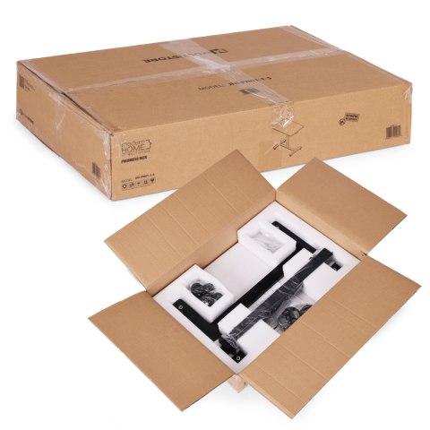 Mobilne biurko regulowane 70x48 cm stolik pod laptopa regulacja wysokości 71,5-112 cm czarne ModernHome ModernHome