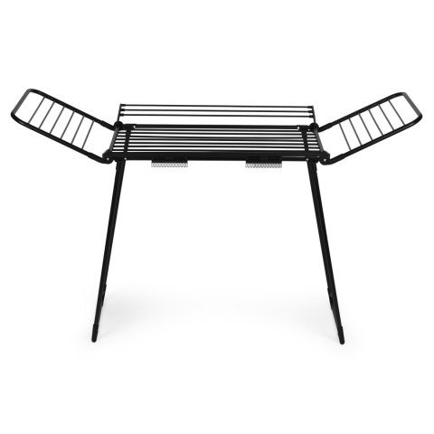 Suszarka na pranie odzież bieliznę stojąca 25 metrów 4 skrzydła składana czarna ModernHome