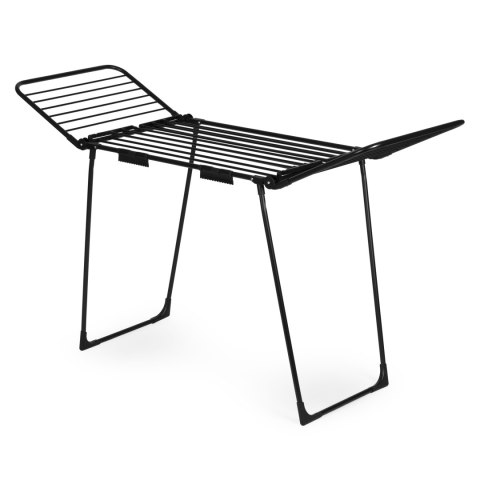 Suszarka na pranie odzież bieliznę stojąca 25 metrów 4 skrzydła składana czarna ModernHome