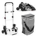 Wózek na zakupy składany torba 30 litrów potrójne koła kieszeń termiczna ModernHome ModernHome