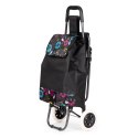 Wózek na zakupy torba 30 litrów ze składanym siedzeniem duże koła ModernHome ModernHome