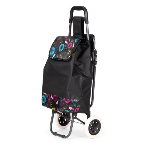 Wózek na zakupy torba 30 litrów ze składanym siedzeniem duże koła ModernHome ModernHome