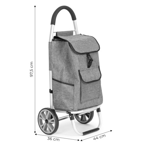 Wózek na zakupy torba 33 litry duże koła dodatkowe kieszenie ModernHome ModernHome