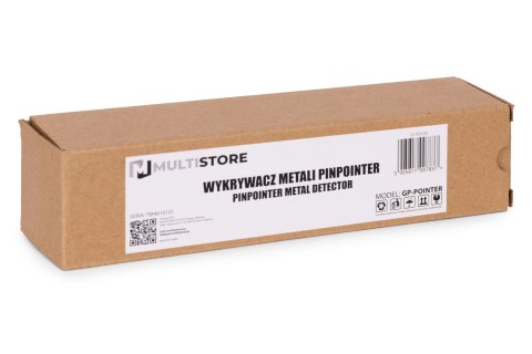 Wykrywacz metali Pinpointer detektor ręczny wodoodporny z latarką LED MULTISTORE