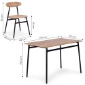 Zestaw mebli do jadalni kuchni stół + 4 krzesła OSLO ModernHome ModernHome